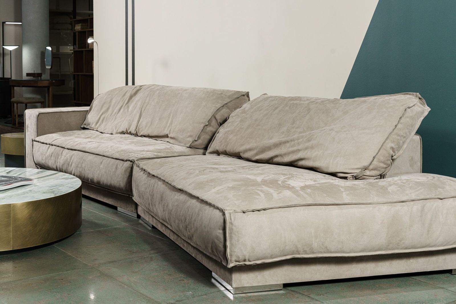 Baxter Диван Budapest Soft Kashmir Souris от Baxter — в интерьере