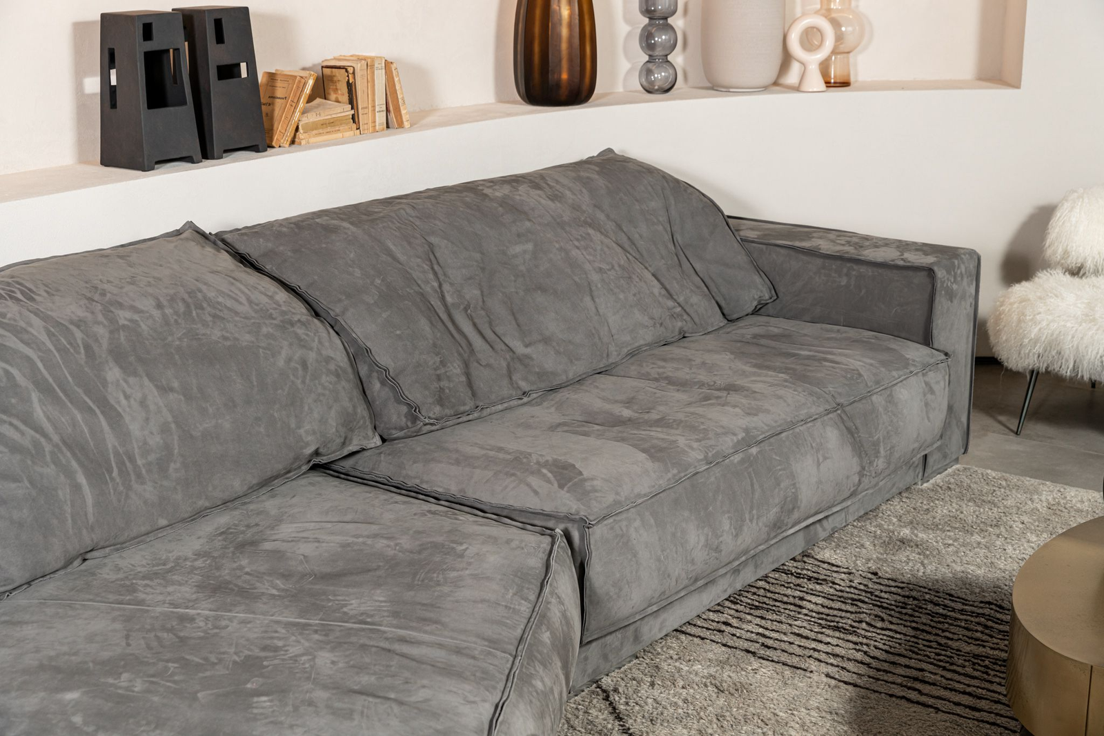 Baxter Диван Budapest Soft Kashmir Plomb от Baxter — в интерьере