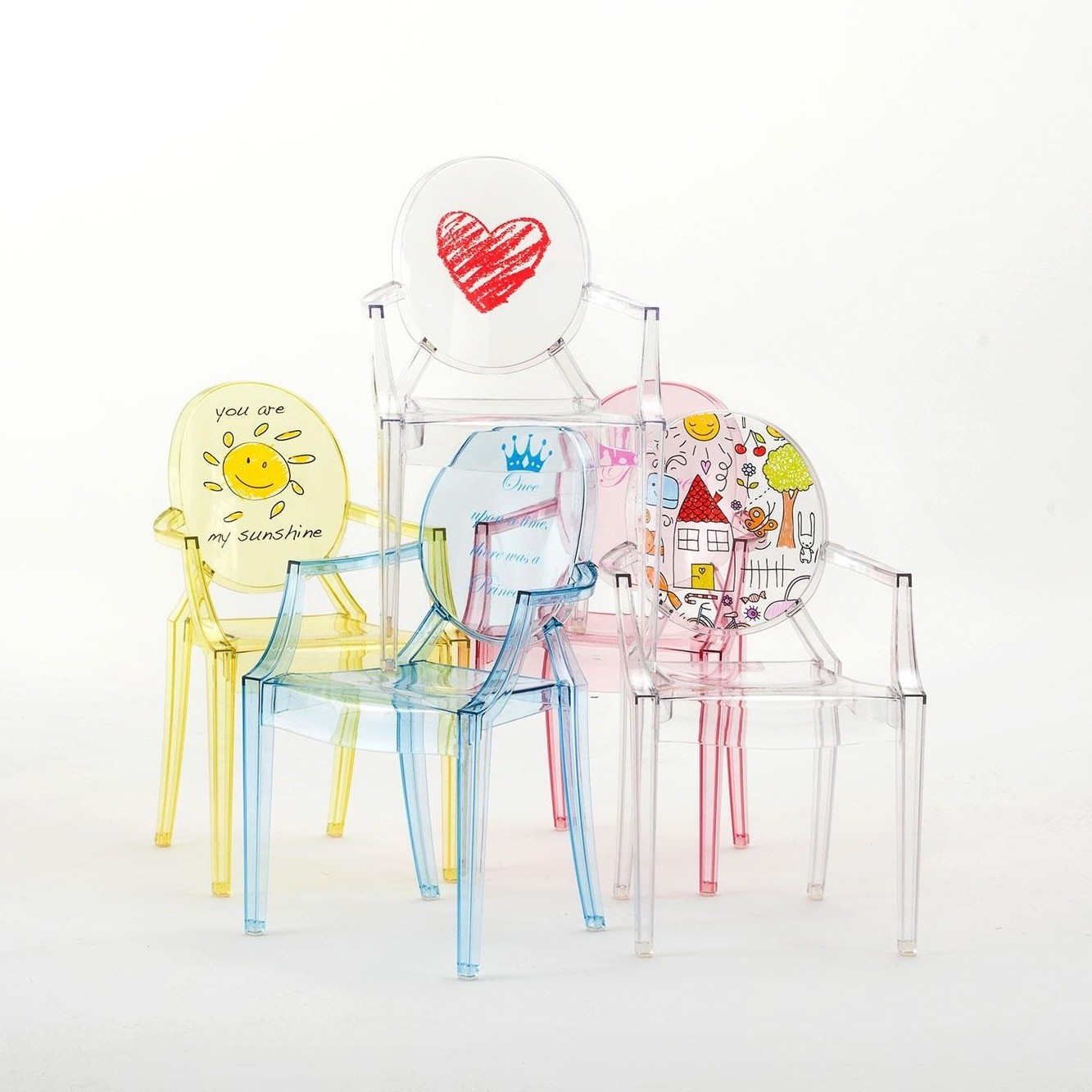 Kartell Стул детский Lou Lou Ghost Kids 88 от Kartell — в интерьере