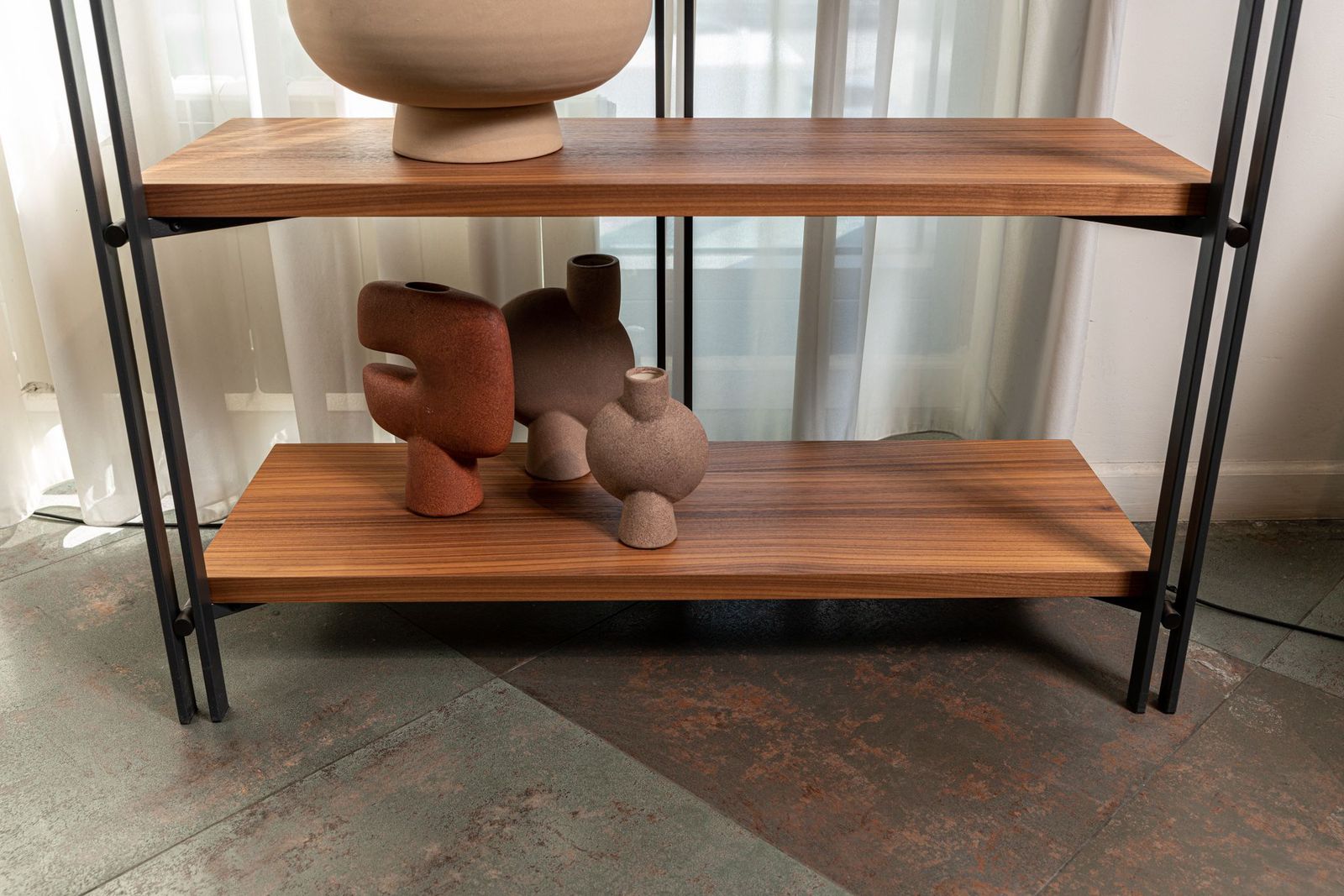 Cattelan Italia Стеллаж Hudson Noce Canaletto от Cattelan Italia — в интерьере