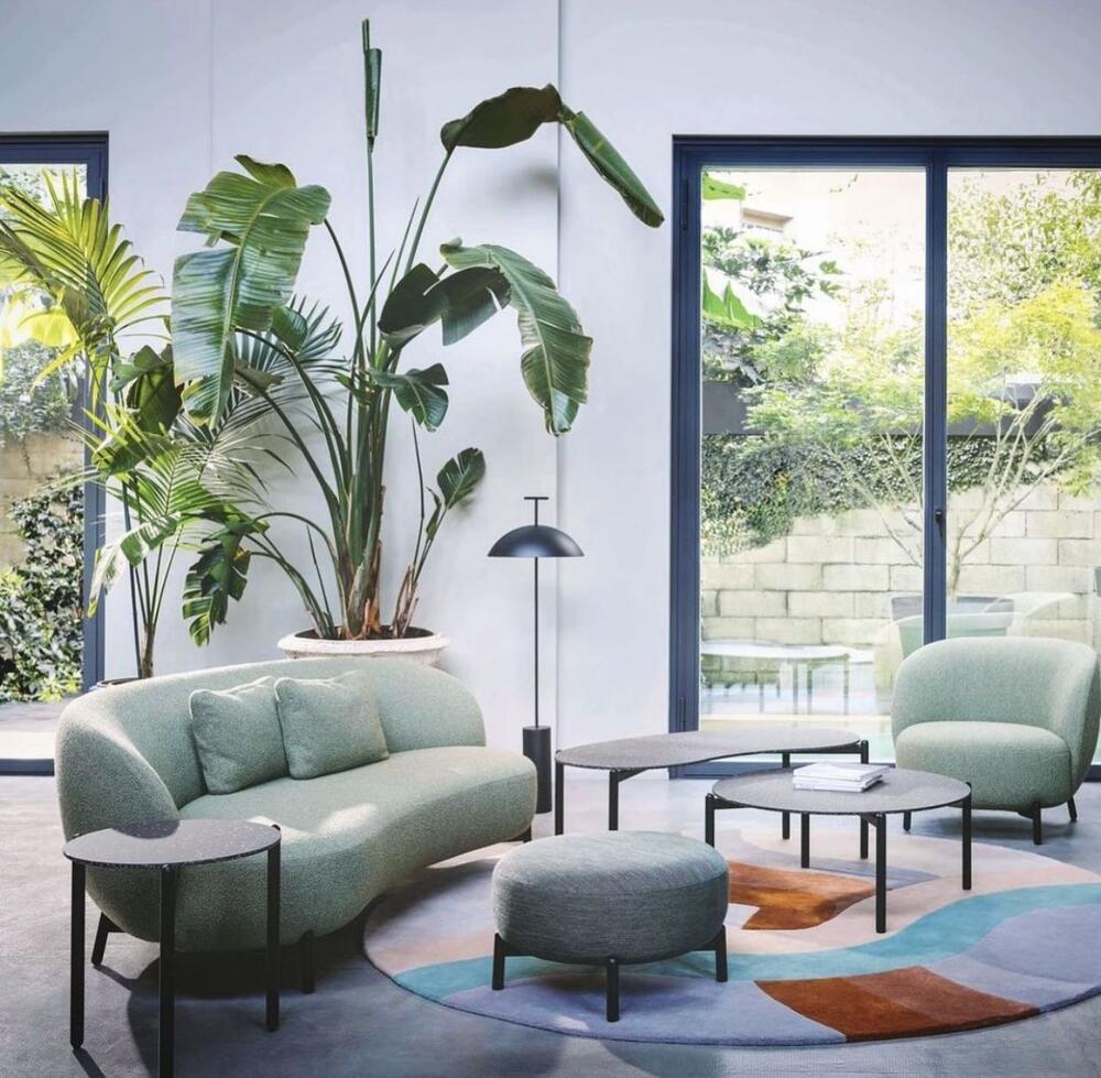 Kartell Пуф Lunam от Kartell — в интерьере