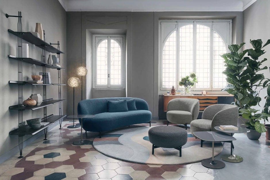 Kartell Пуф Lunam от Kartell — в интерьере