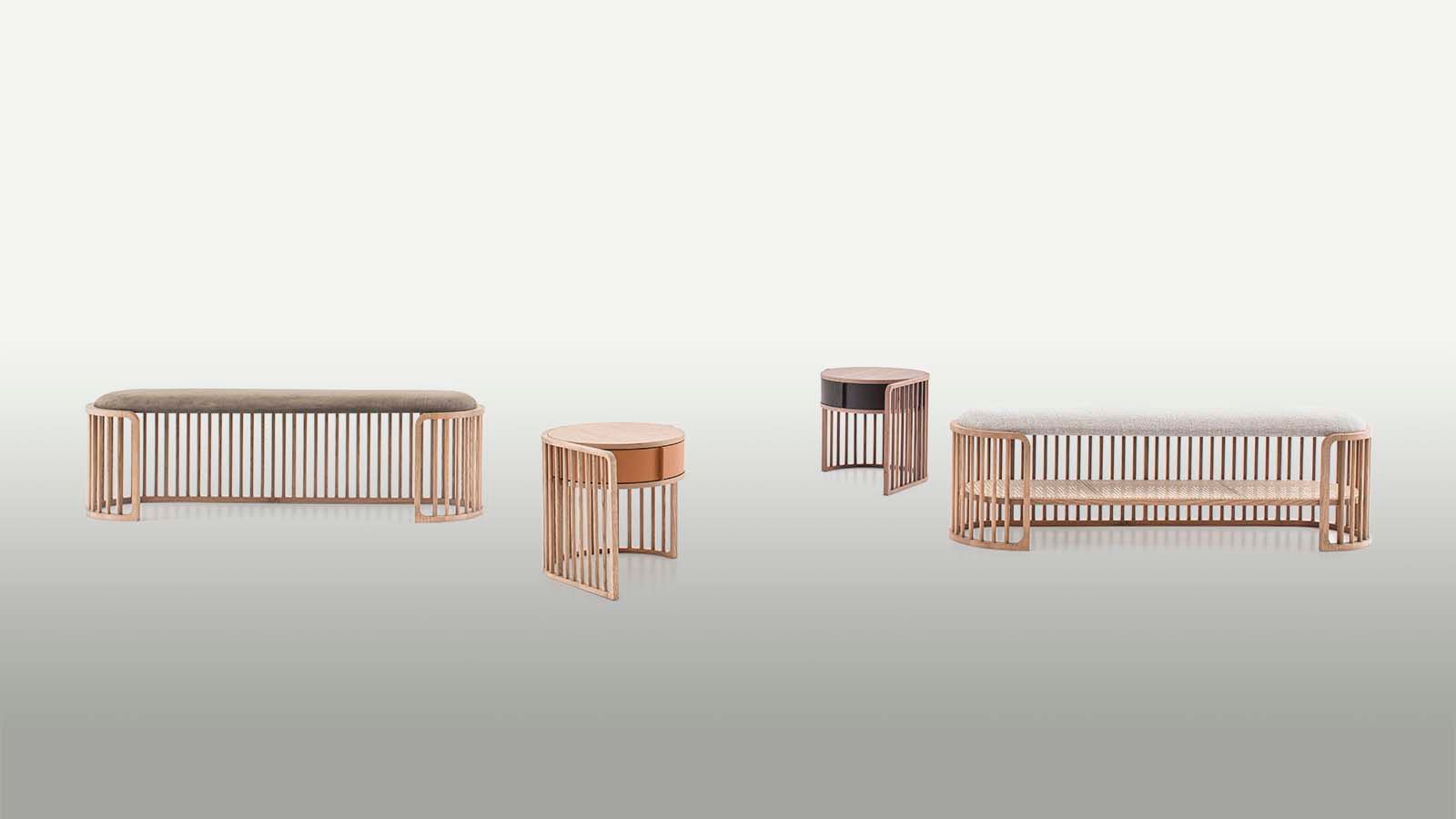 Pianca Скамья Palu от Pianca — в интерьере