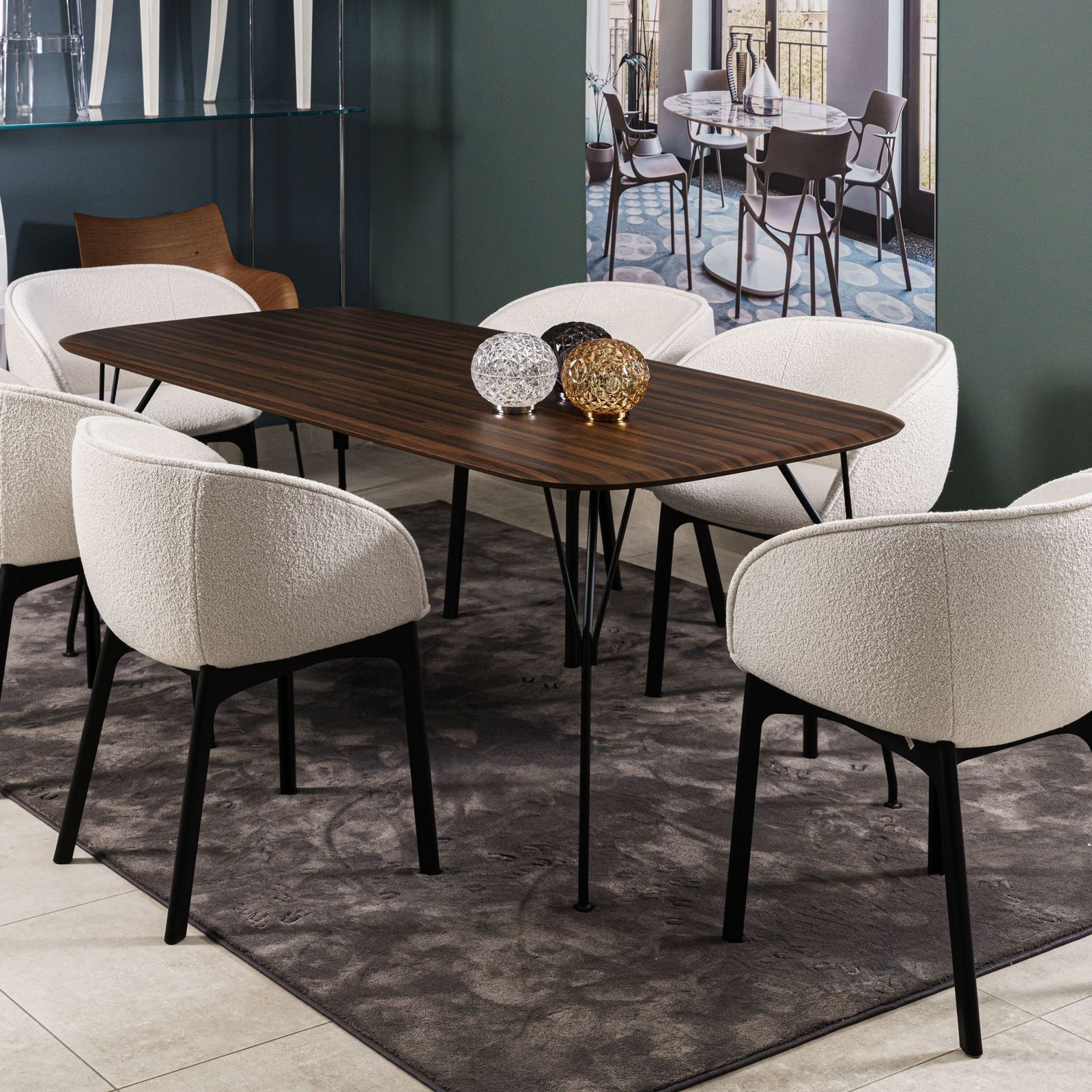 Kartell Стол Viscount Of Wood от Kartell — в интерьере