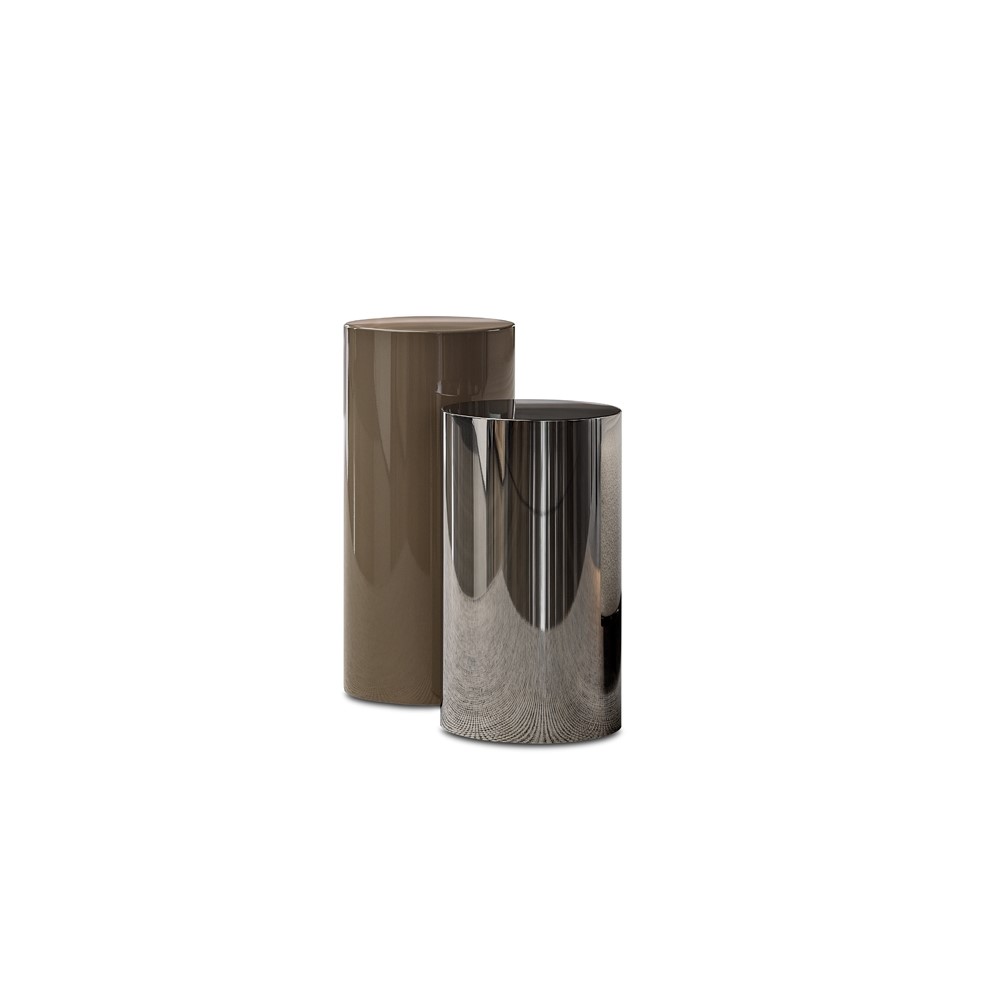 Minotti Журнальный столик Pilotis acciaio inox от Minotti