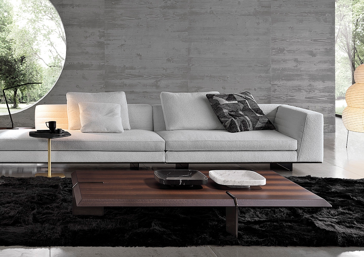 Minotti Журнальный столик Keel от Minotti — в интерьере
