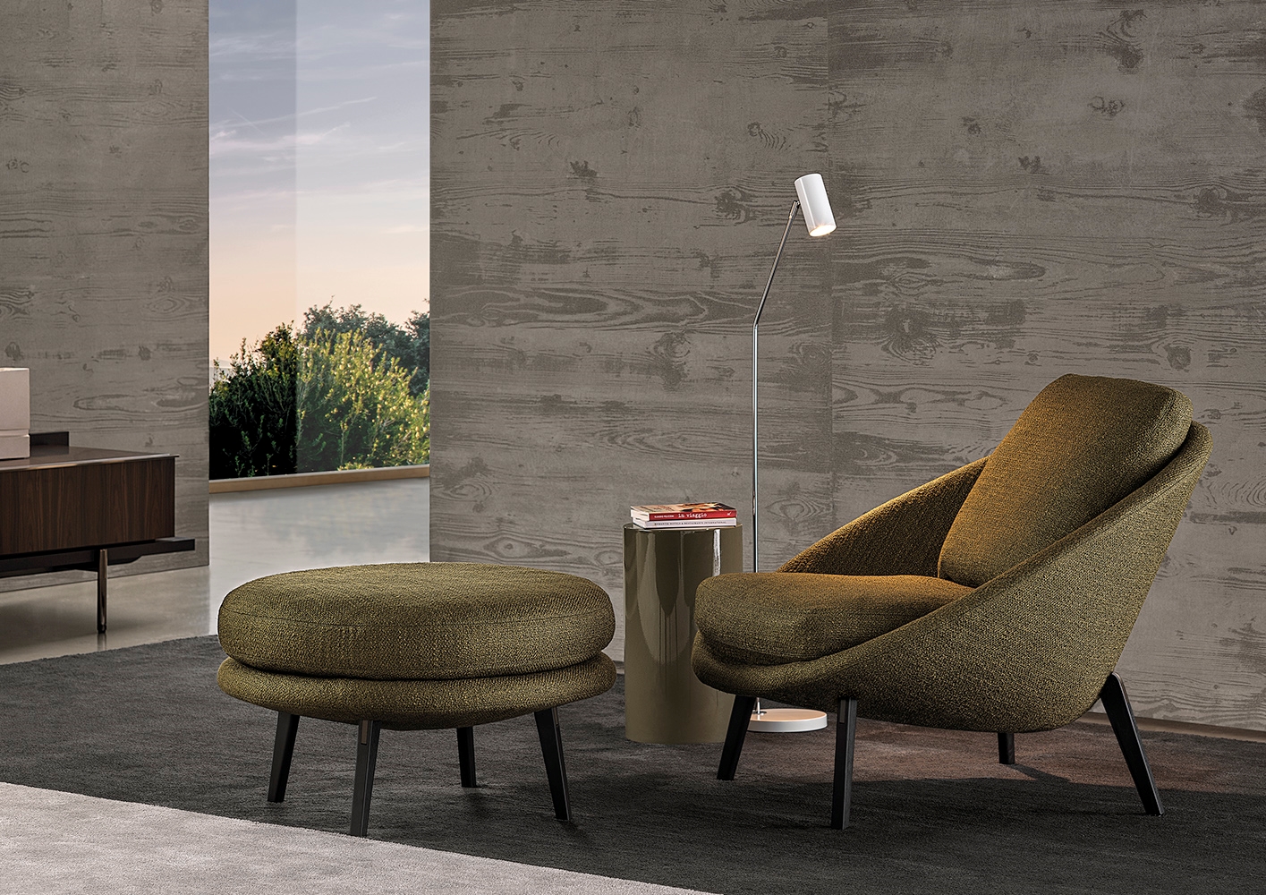 Minotti Кресло Lido от Minotti — в интерьере