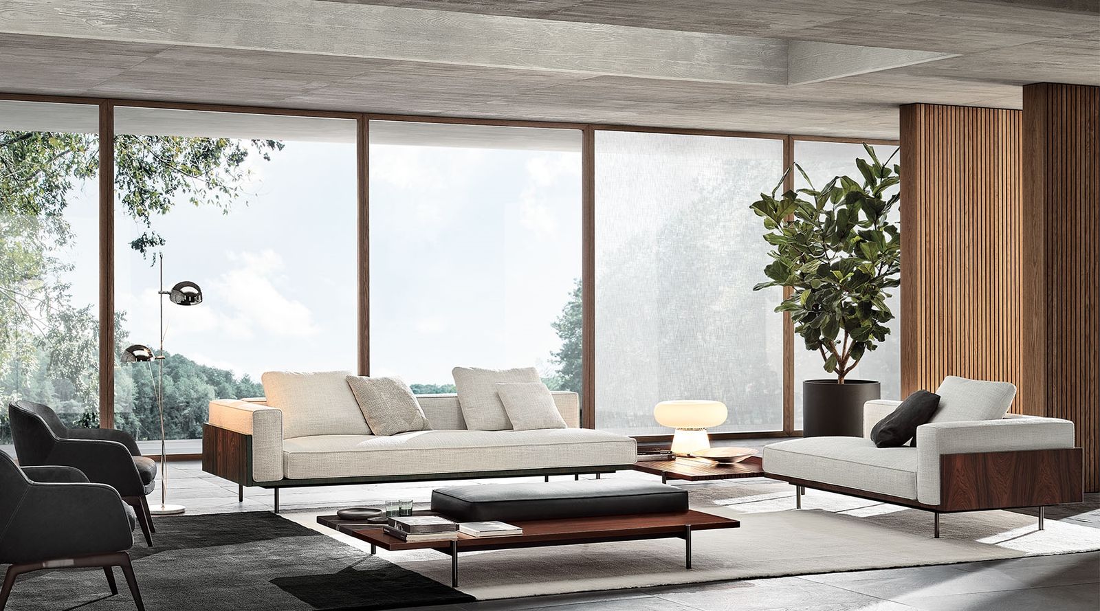Minotti Диван Brasilia от Minotti — в интерьере