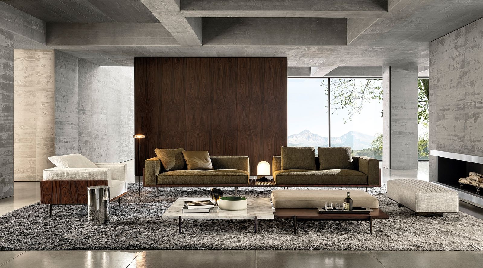 Minotti Диван Brasilia от Minotti — в интерьере
