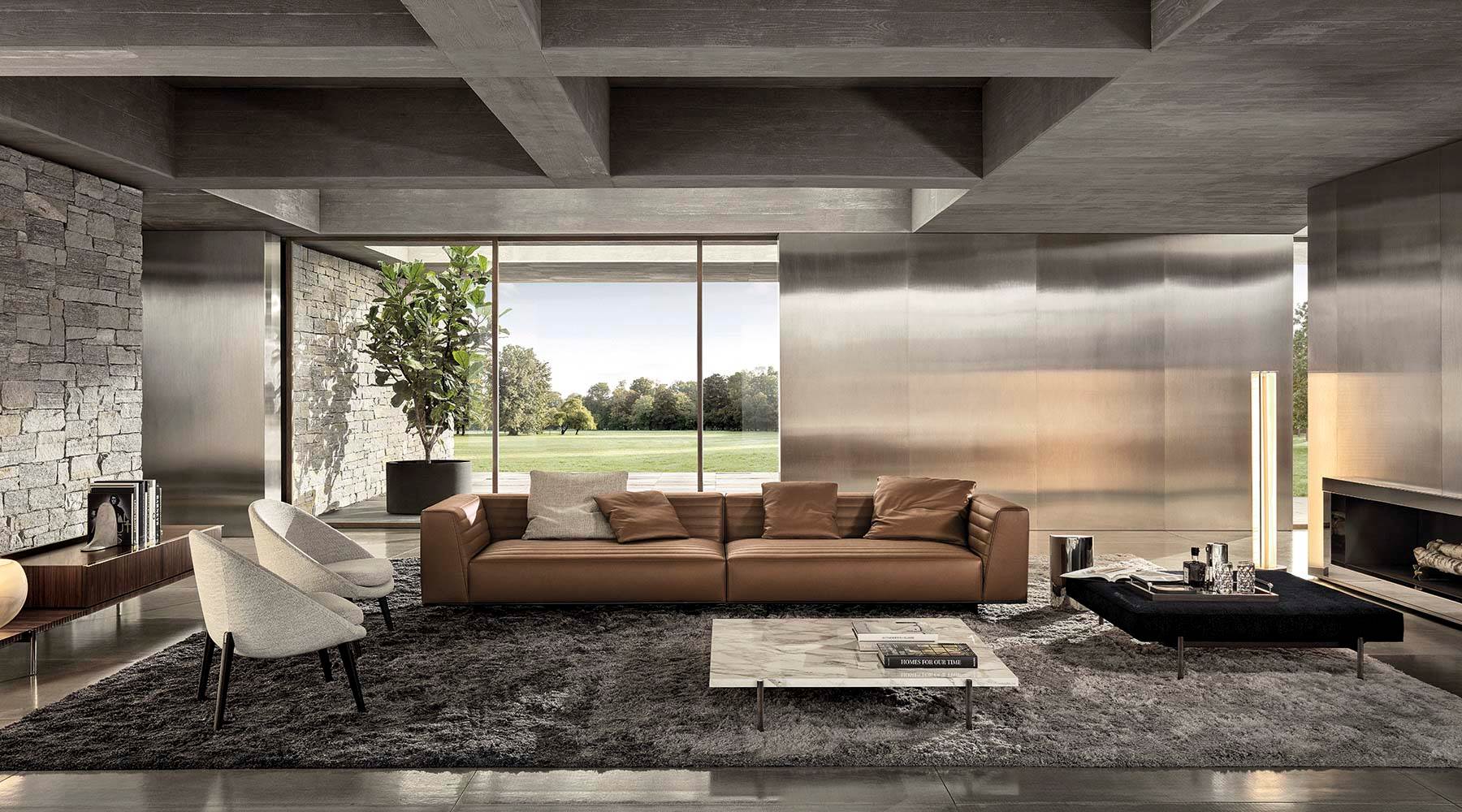 Minotti Диван Roger от Minotti — в интерьере