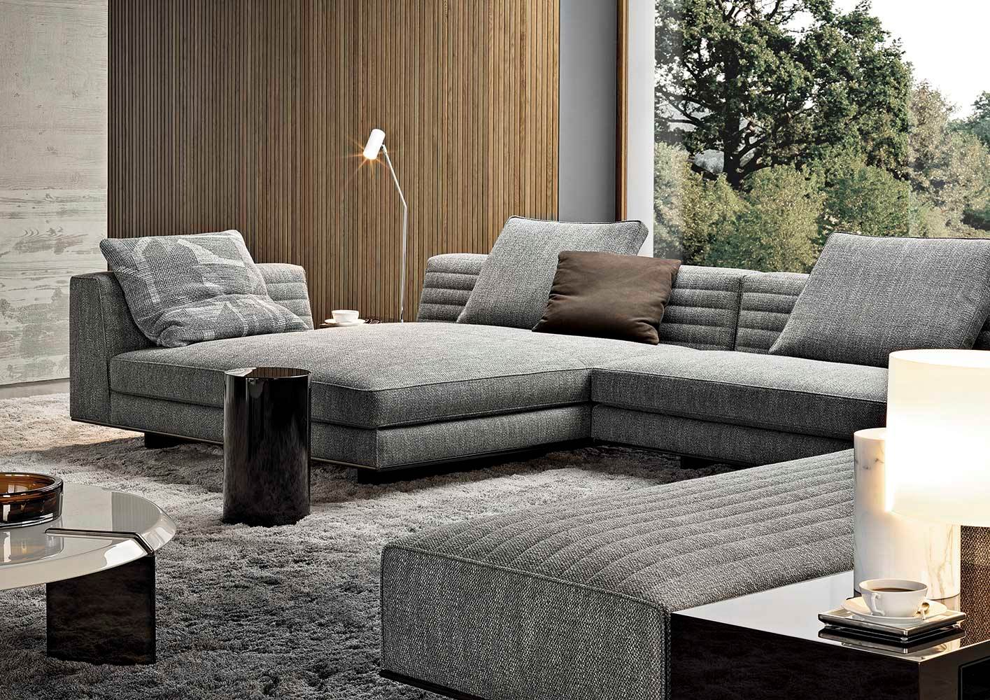 Minotti Диван Roger от Minotti — в интерьере