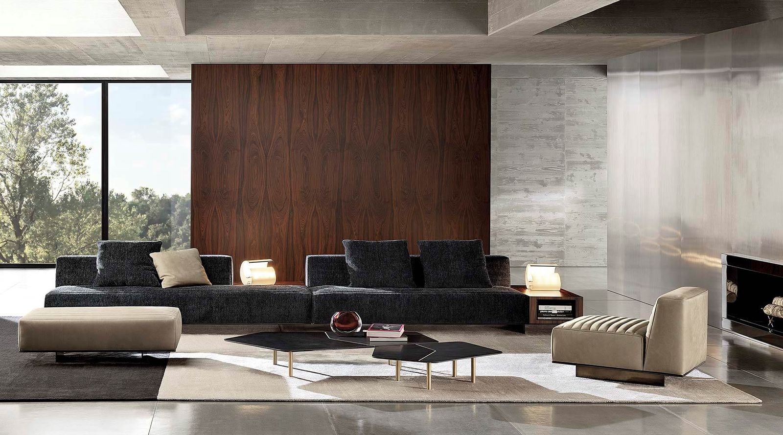 Minotti Диван Roger от Minotti — в интерьере