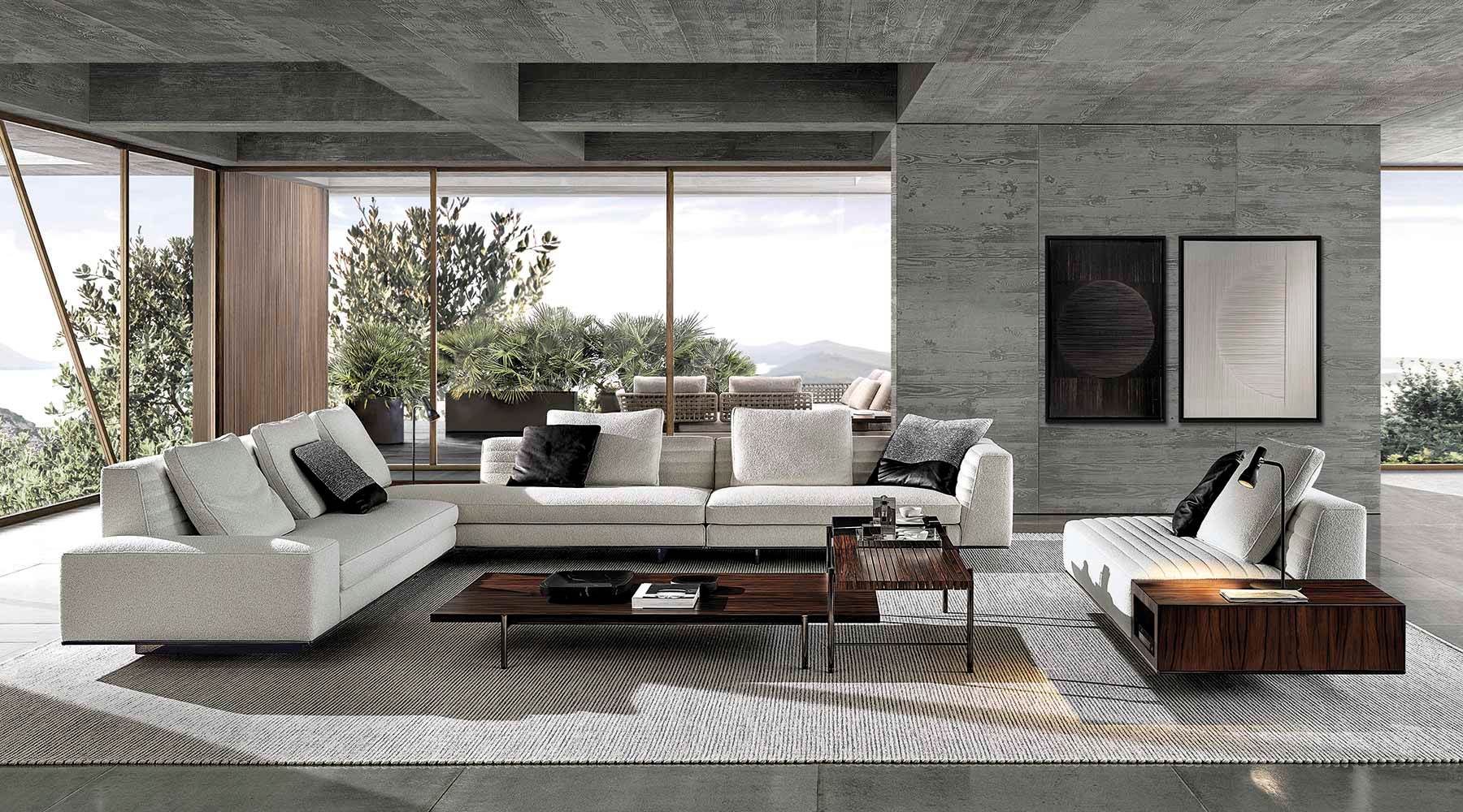 Minotti Диван Roger от Minotti — в интерьере