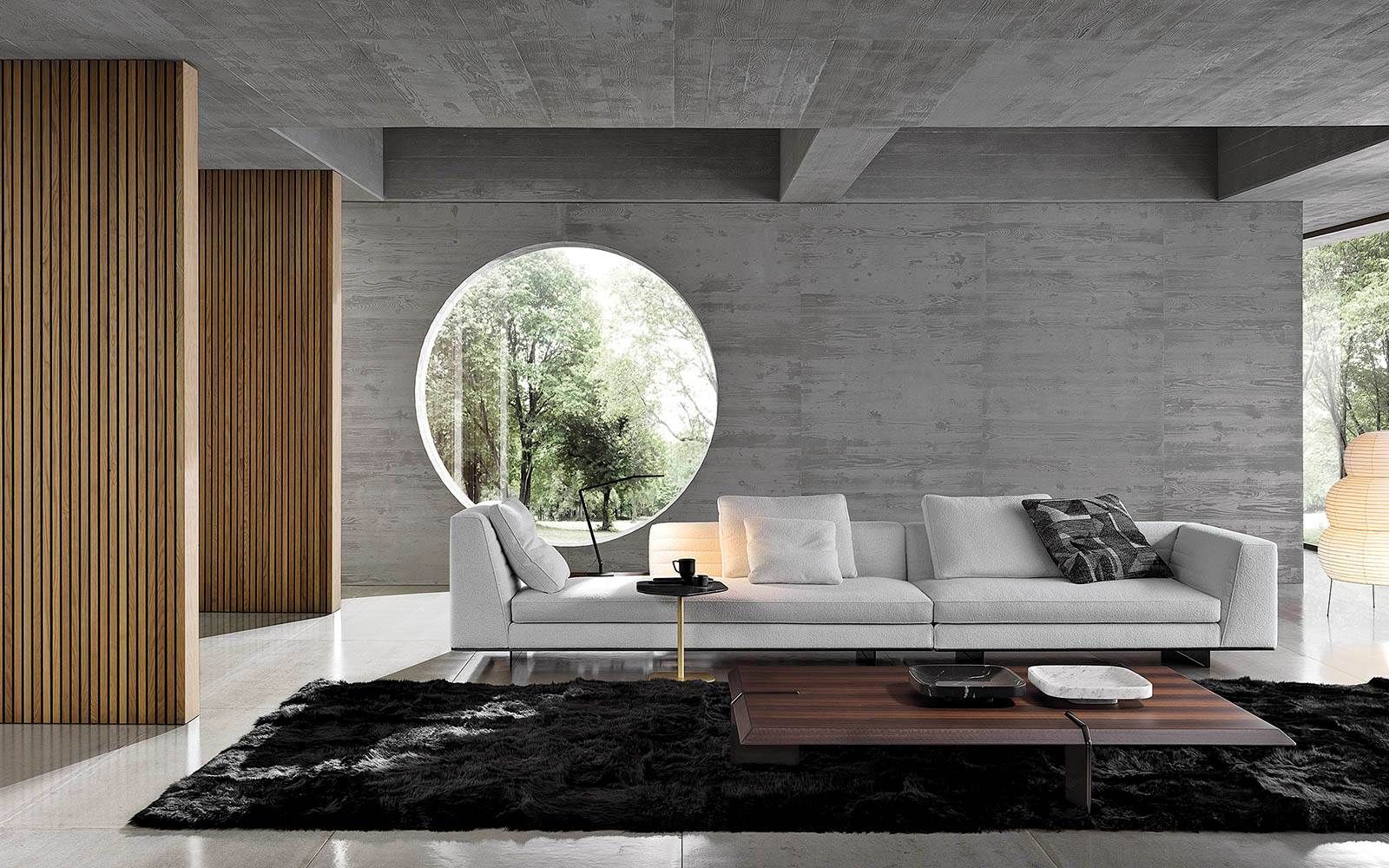 Minotti Диван Roger от Minotti — в интерьере