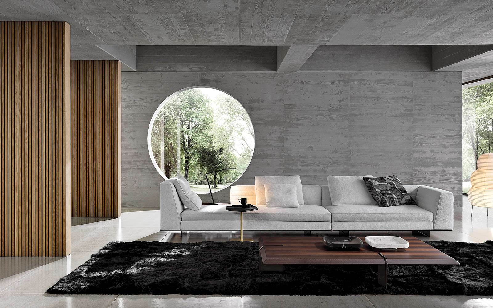 Minotti Диван Roger от Minotti — в интерьере