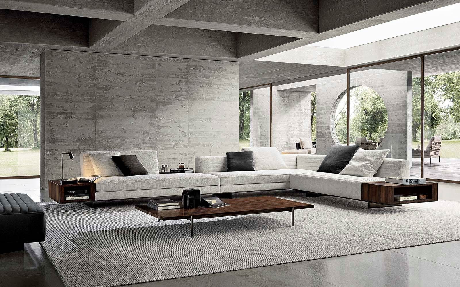 Minotti Диван Roger от Minotti — в интерьере