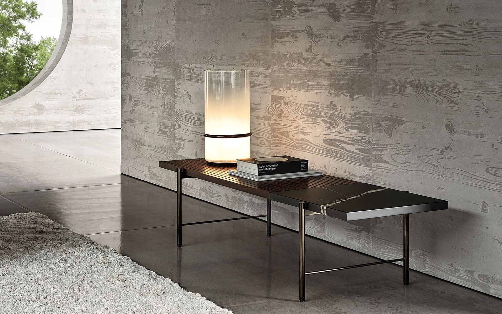 Minotti Журнальный столик Superquadra от Minotti — в интерьере