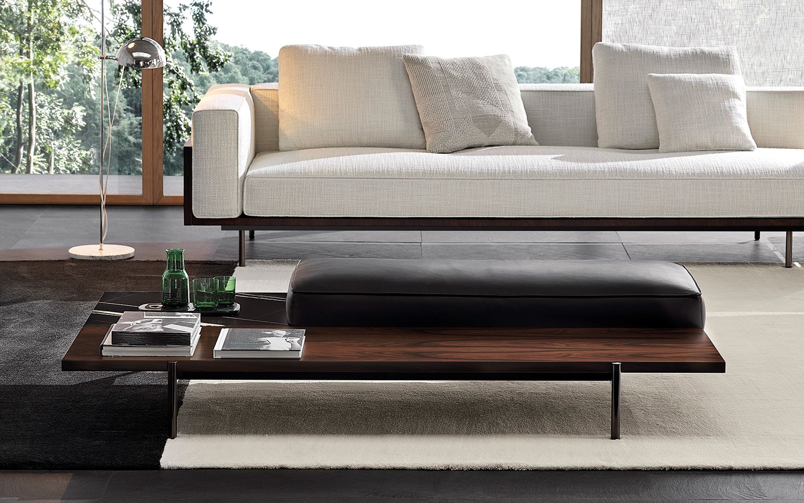 Minotti Журнальный столик Superquadra от Minotti — в интерьере