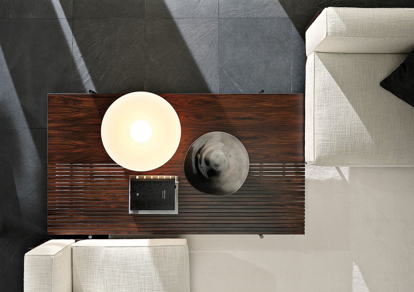 Minotti Журнальный столик Superquadra от Minotti — в интерьере
