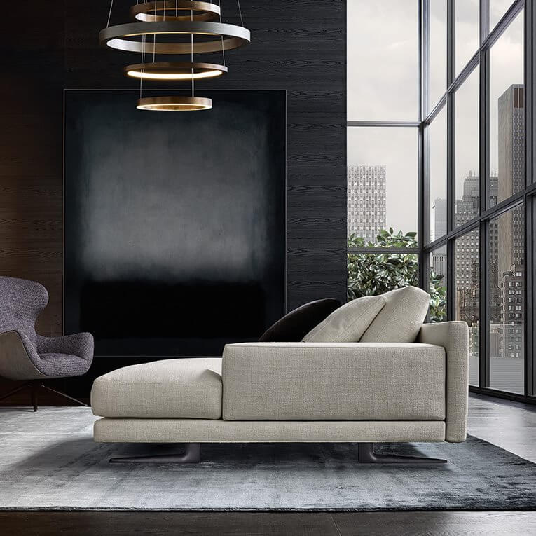 Poliform Диван Mondrian угловой от Poliform — в интерьере