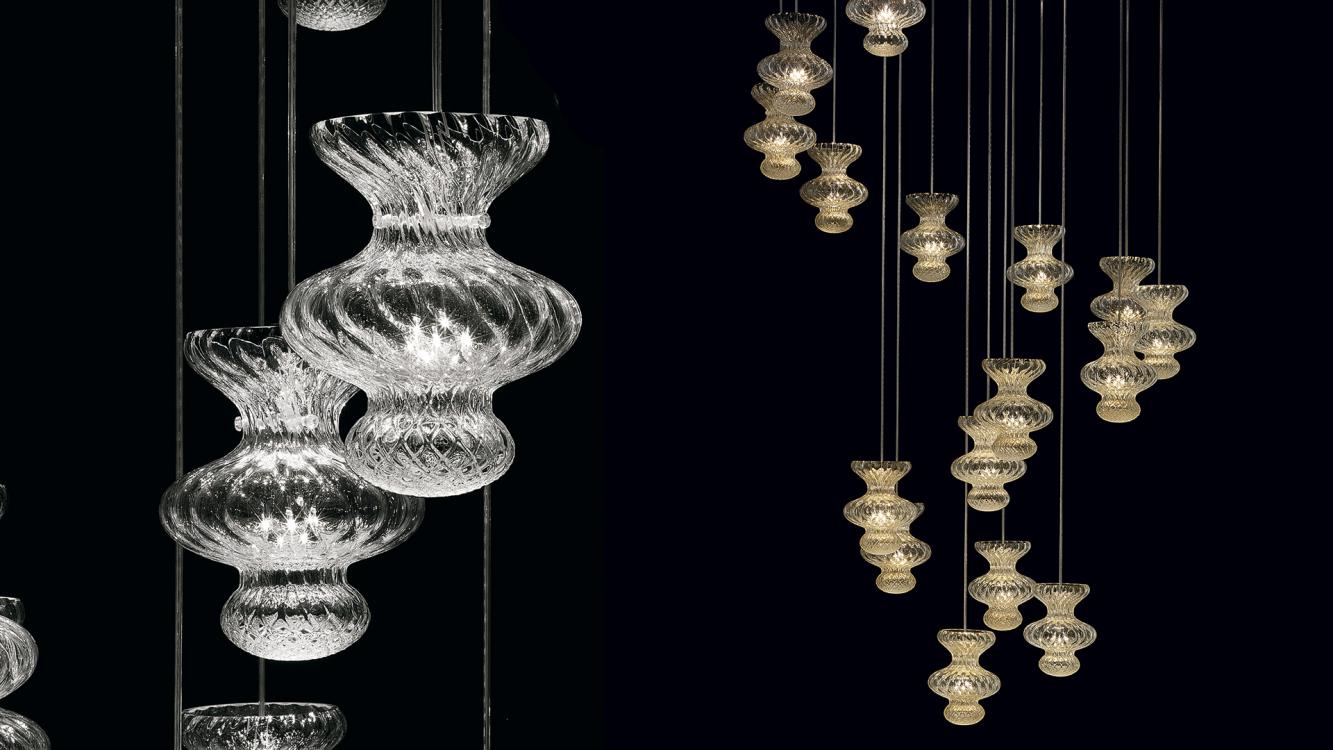 Barovier & Toso Подвесной светильник Spinn 7218/ 7219 от Barovier & Toso — в интерьере