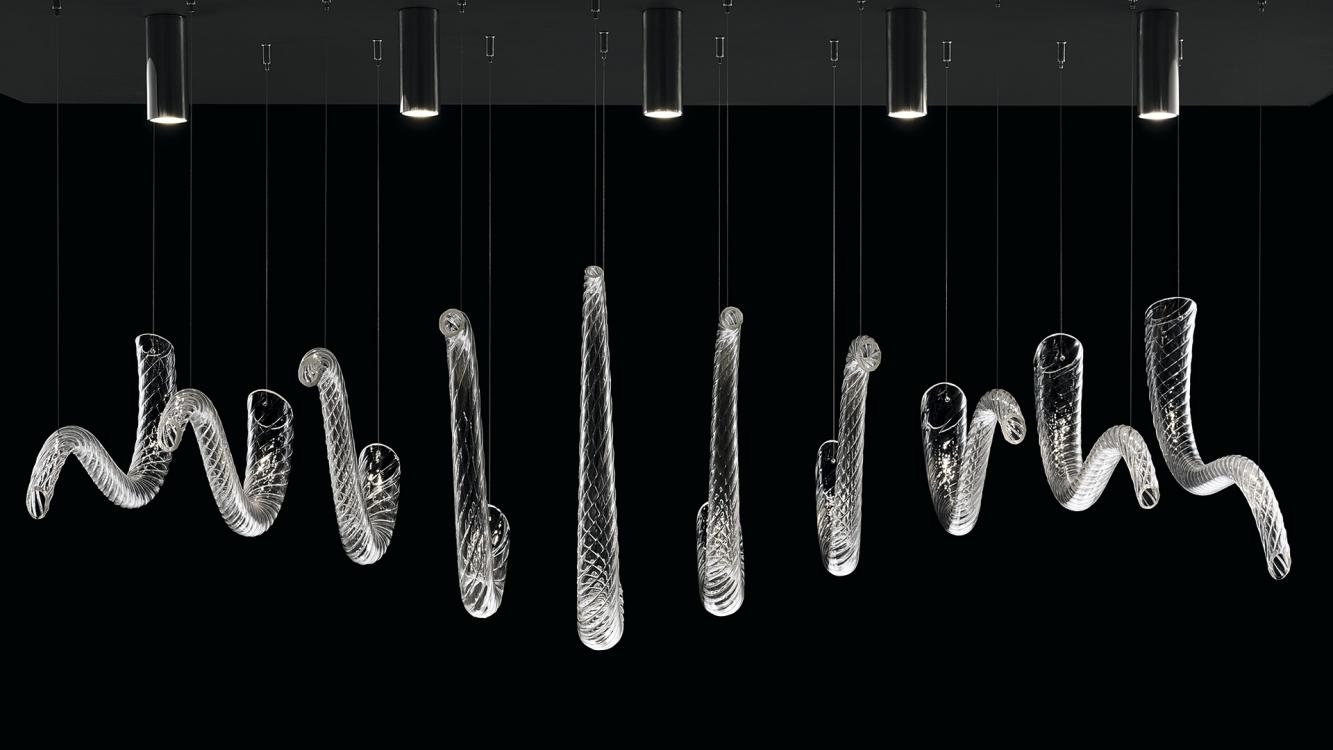 Barovier & Toso Подвесной светильник Swing 7329/7330 от Barovier & Toso — в интерьере