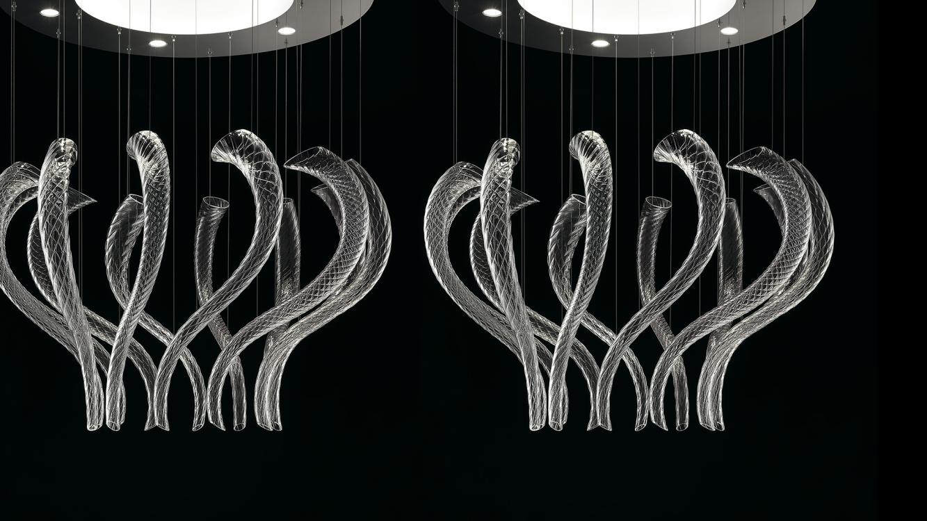 Barovier & Toso Подвесной светильник Swing 7323 от Barovier & Toso — в интерьере