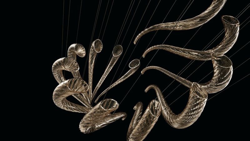 Barovier & Toso Подвесной светильник Swing 7323 от Barovier & Toso — в интерьере