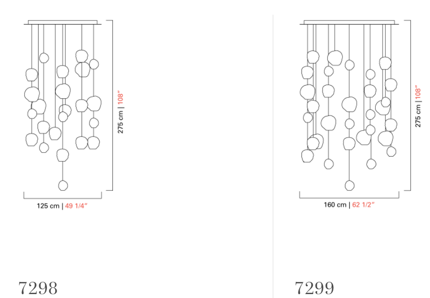 Barovier & Toso Подвесной светильник Hanami 7298/7299 от Barovier & Toso