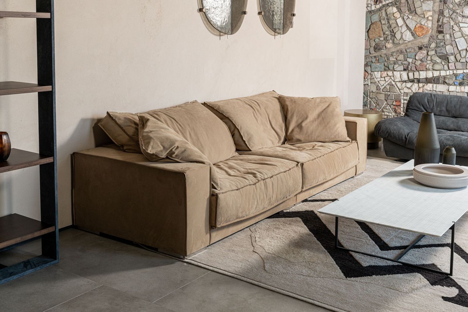 Baxter Диван Budapest Soft Kashmir Miel от Baxter — в интерьере