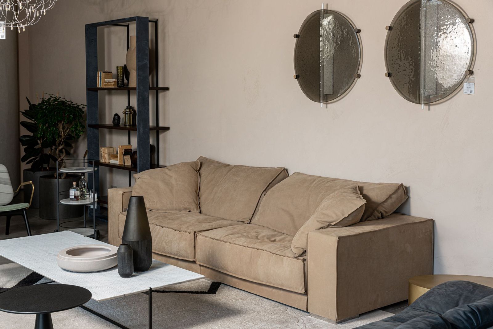 Baxter Диван Budapest Soft Kashmir Miel от Baxter — в интерьере