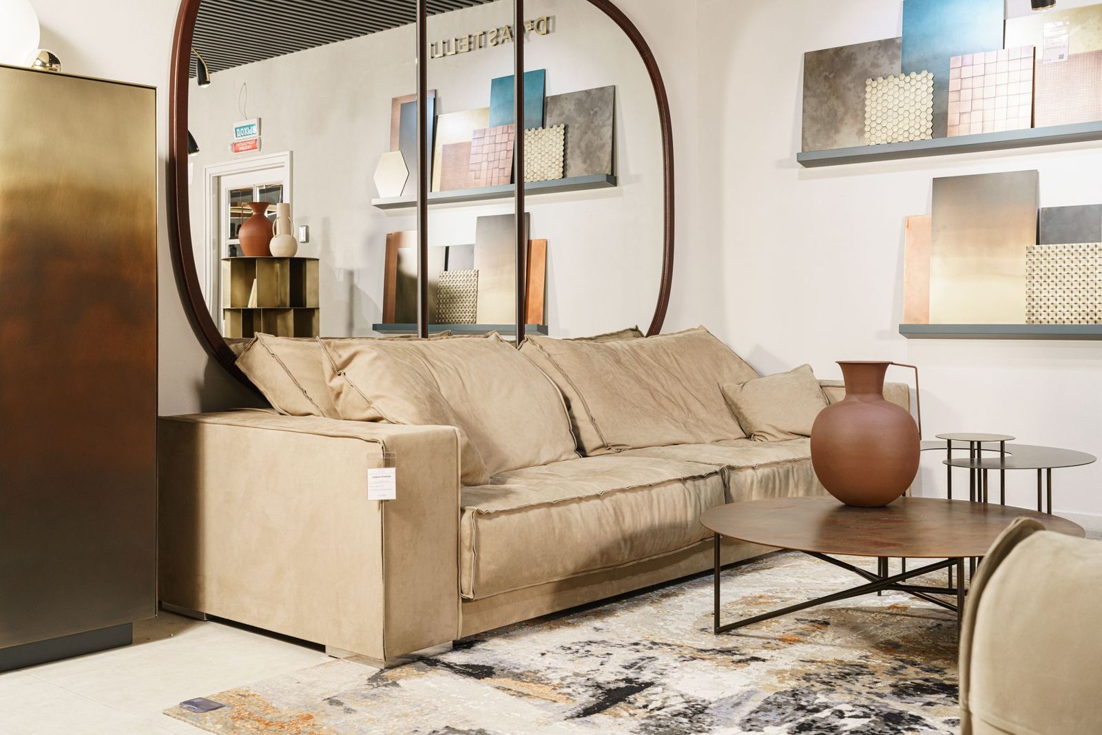 Baxter Диван Budapest Soft Kashmir Miel от Baxter — в интерьере