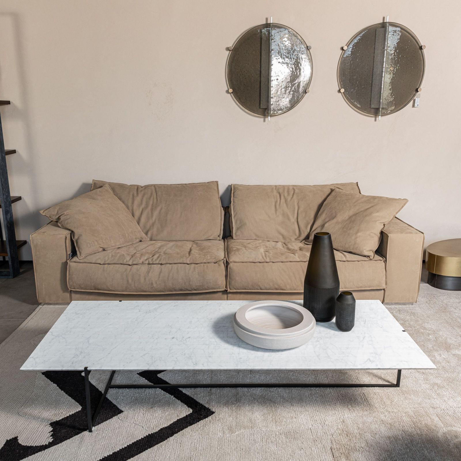 Baxter Диван Budapest Soft Kashmir Miel от Baxter — в интерьере
