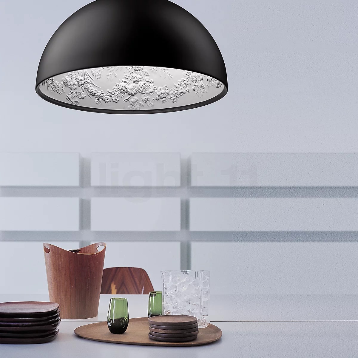Flos Люстра Skygarden 1 matt black от Flos — в интерьере
