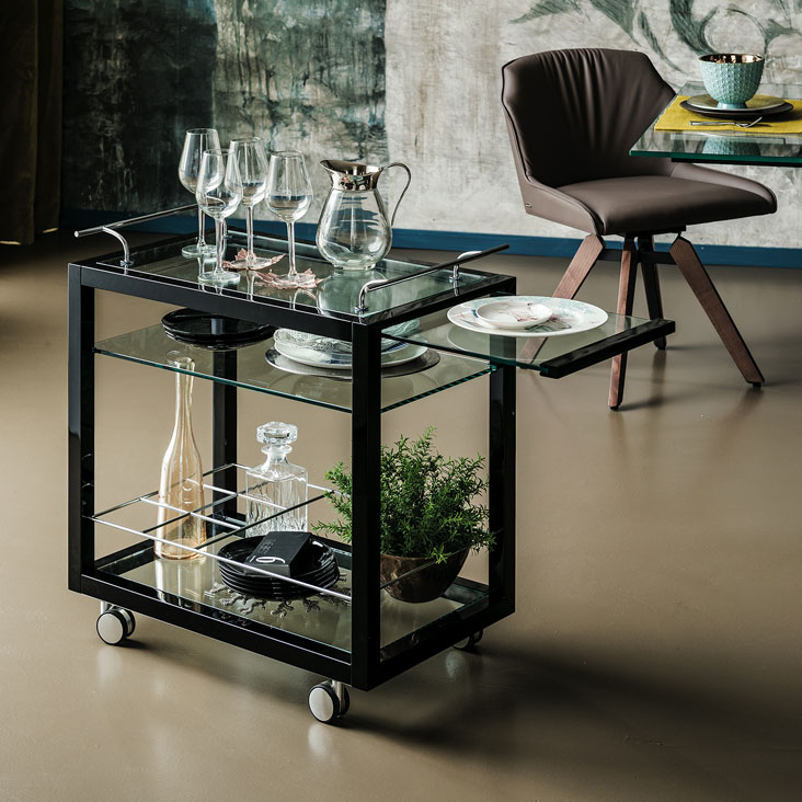 Cattelan Italia сервировочный столик Profil Bar от Cattelan Italia — в интерьере