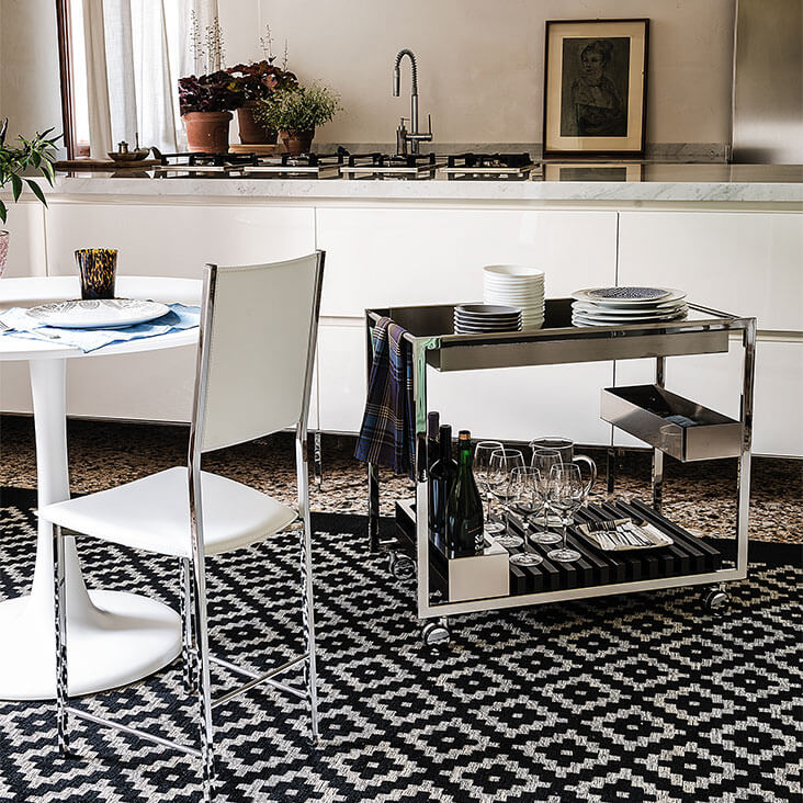 Cattelan Italia сервировочный столик Mojito от Cattelan Italia — в интерьере