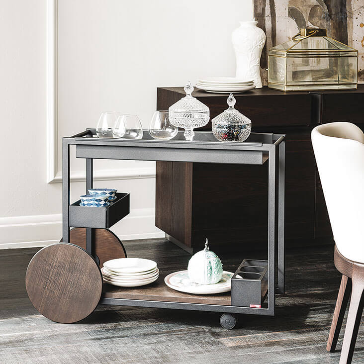 Cattelan Italia Сервировочный столик Brandy от Cattelan Italia — в интерьере