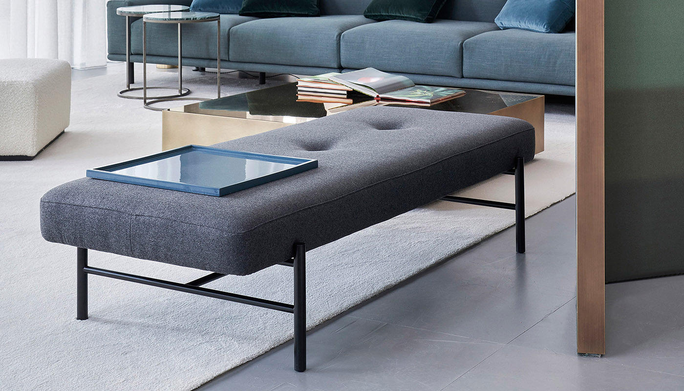 Meridiani Банкетка Nina от Meridiani — в интерьере