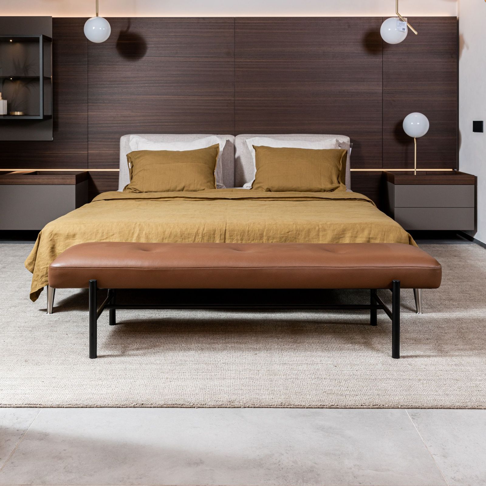 Meridiani Банкетка Nina от Meridiani — в интерьере