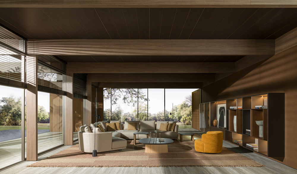 Molteni&C Диван Cleo от Molteni & C — в интерьере