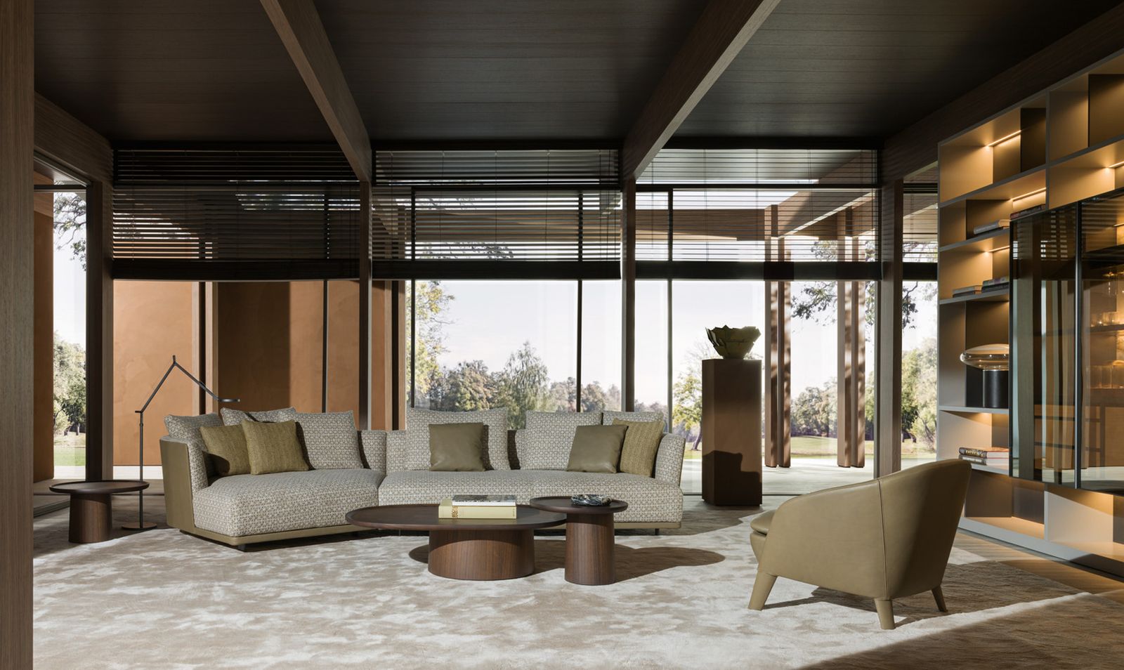 Molteni&C Кресло Sutton от Molteni & C — в интерьере