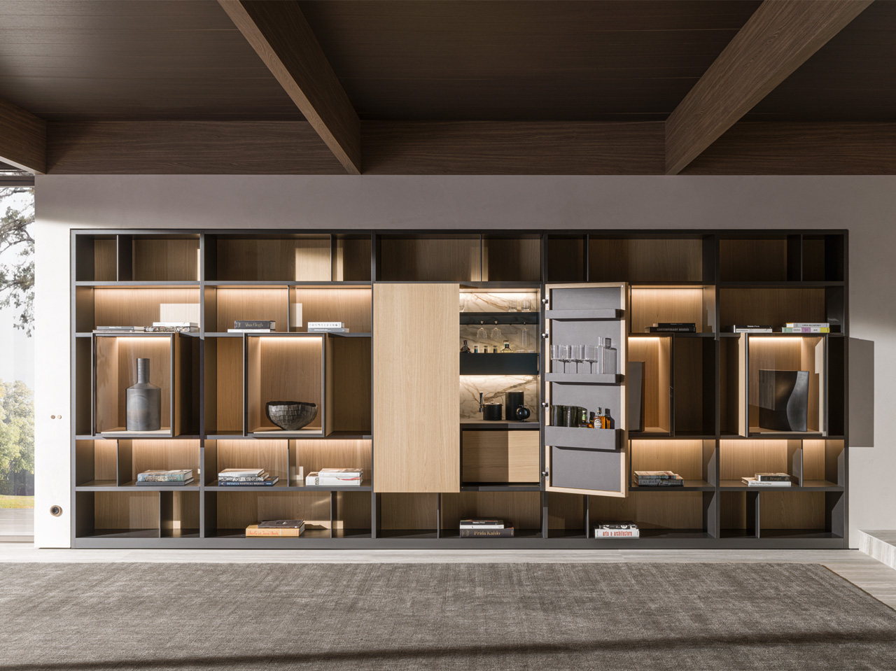Molteni&C Стенка 505 UP от Molteni & C — в интерьере