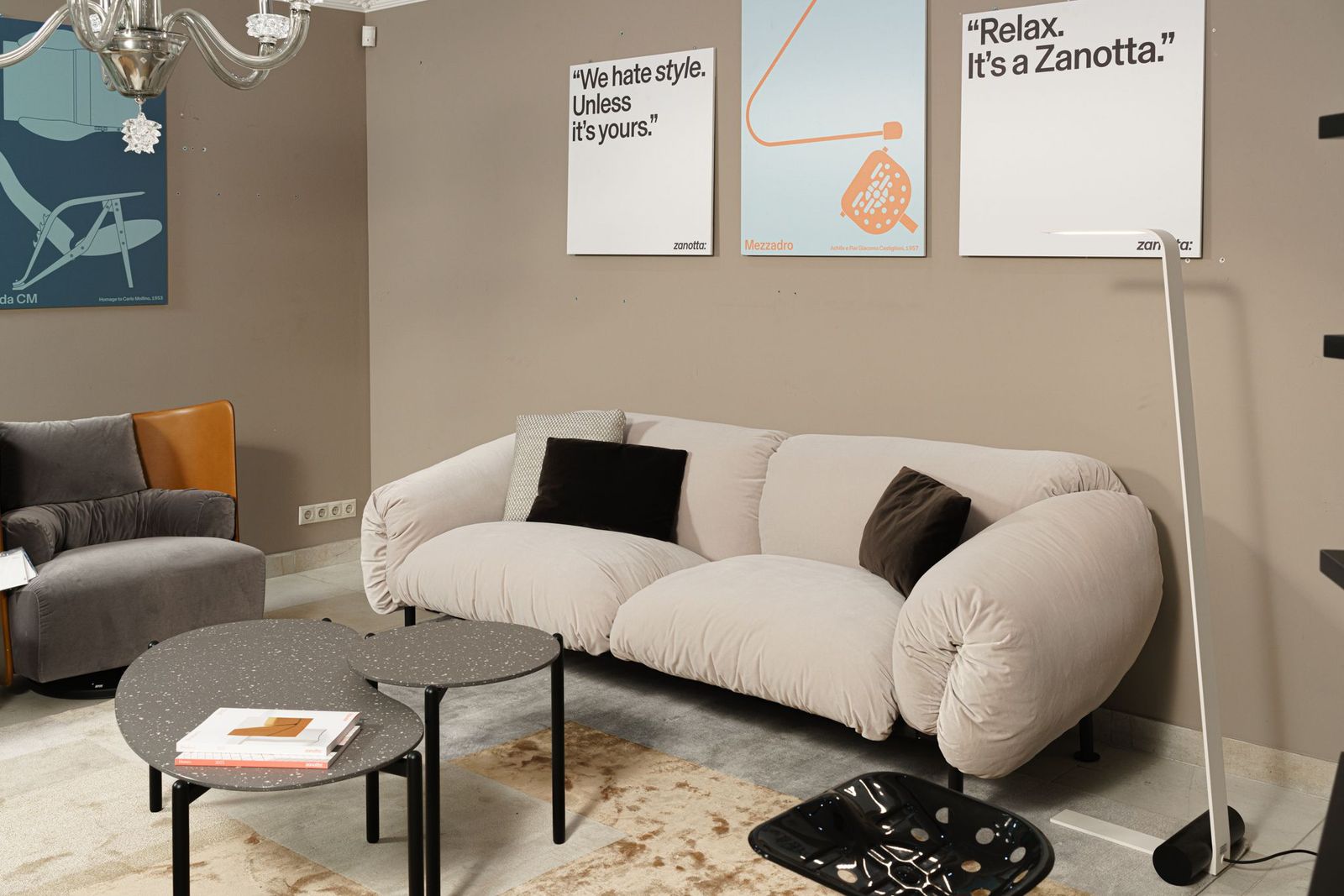 Zanotta Диван Za:Za от Zanotta — в интерьере