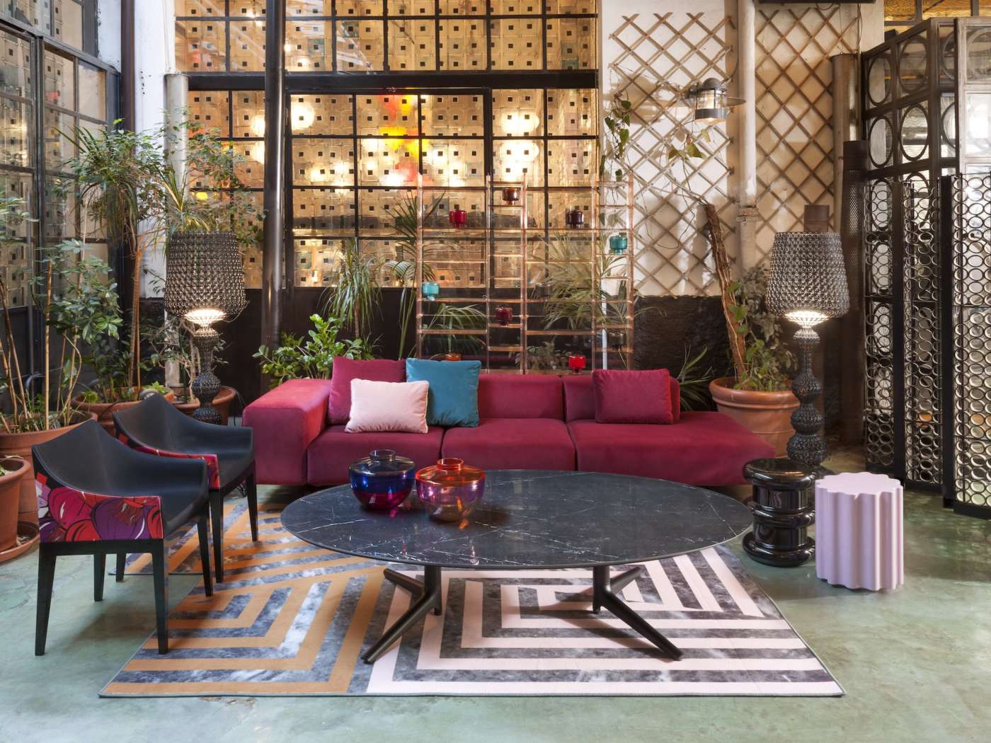 Kartell Ковер Lines от Kartell — в интерьере