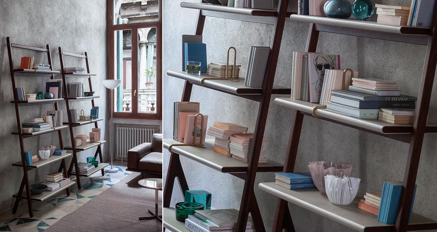 Poltrona Frau Стеллаж Ren Freestanding от Poltrona Frau — в интерьере