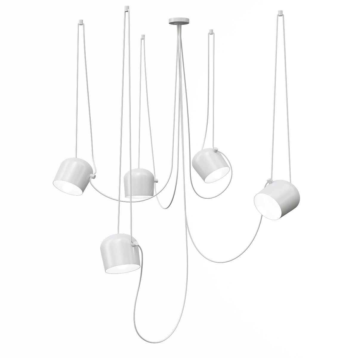 Flos Подвесной светильник Aim white от Flos