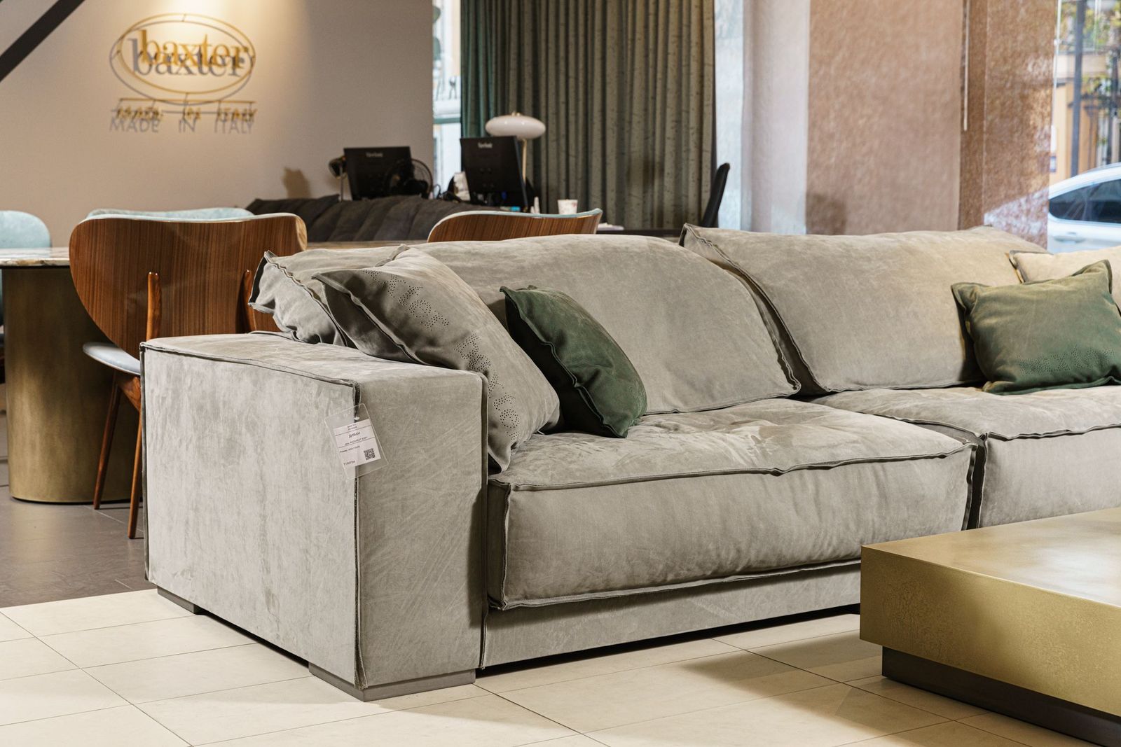 Baxter Диван Budapest Soft Kashmir Mousse от Baxter — в интерьере