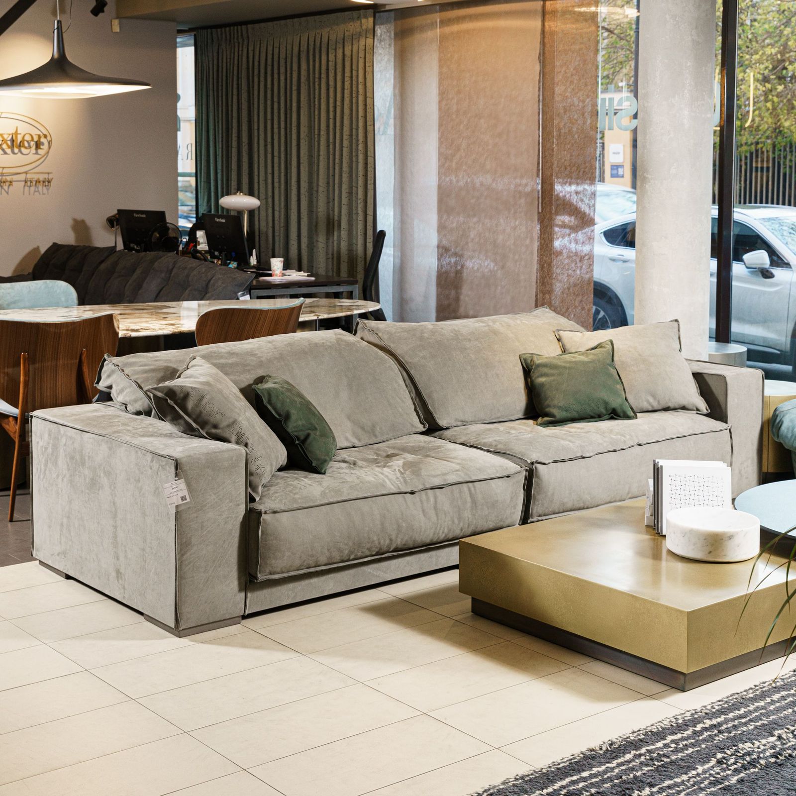 Baxter Диван Budapest Soft Kashmir Mousse от Baxter — в интерьере