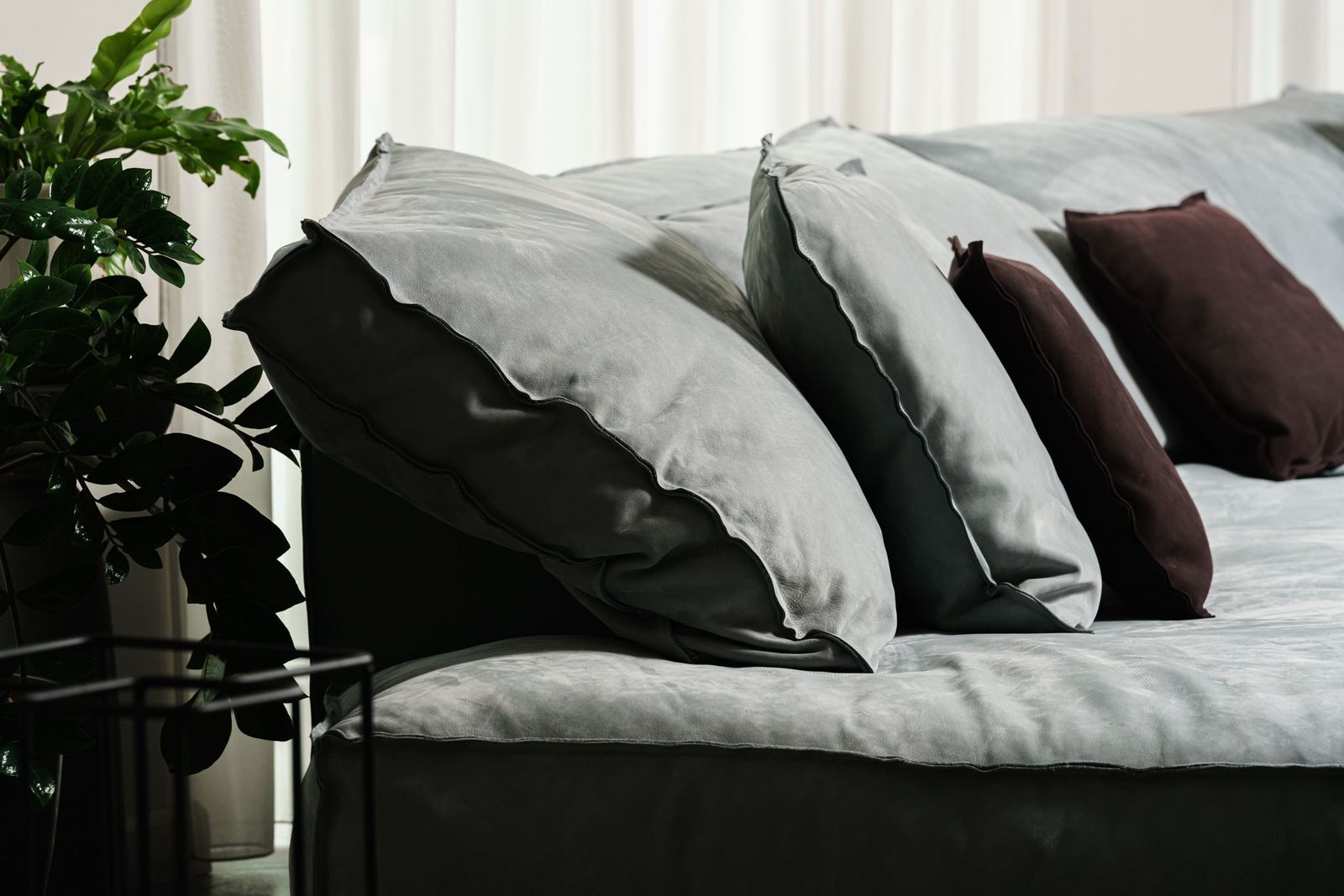 Baxter Диван Budapest Soft Kashmir Ciment от Baxter — в интерьере