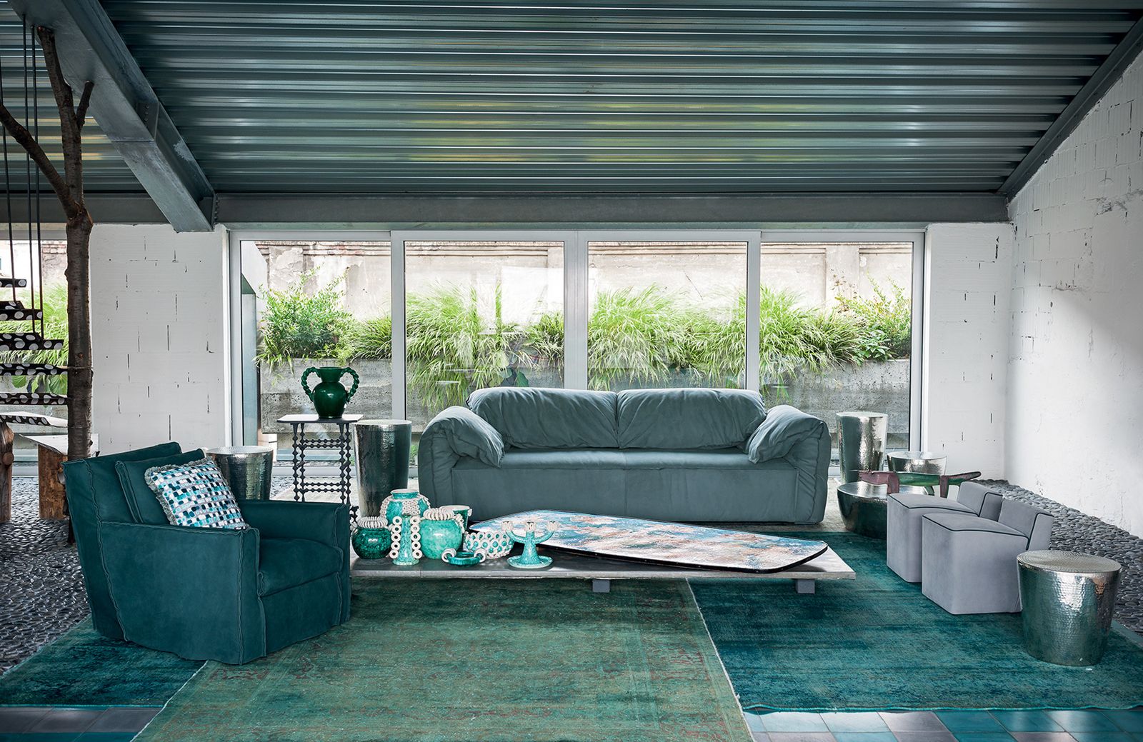 Baxter Диван Casablanca Kashmir Sucre от Baxter — в интерьере